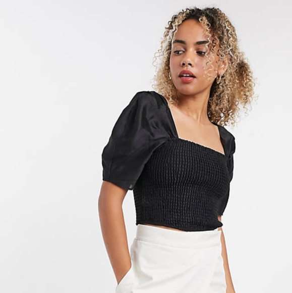 & Other Stories Tops - & Other Stories Cropped Blouse